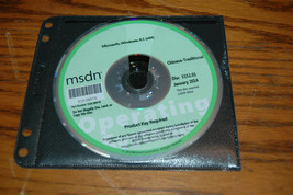 Microsoft MSDN Windows 8.1 X64 Disc 5152.01 Januray 2014 Chinese Traditi... - $14.99