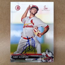 Sandy Alcantara Bowman 2017 Autograph SIGNED 1st Rookie Card RC Marlins CY - $18.66