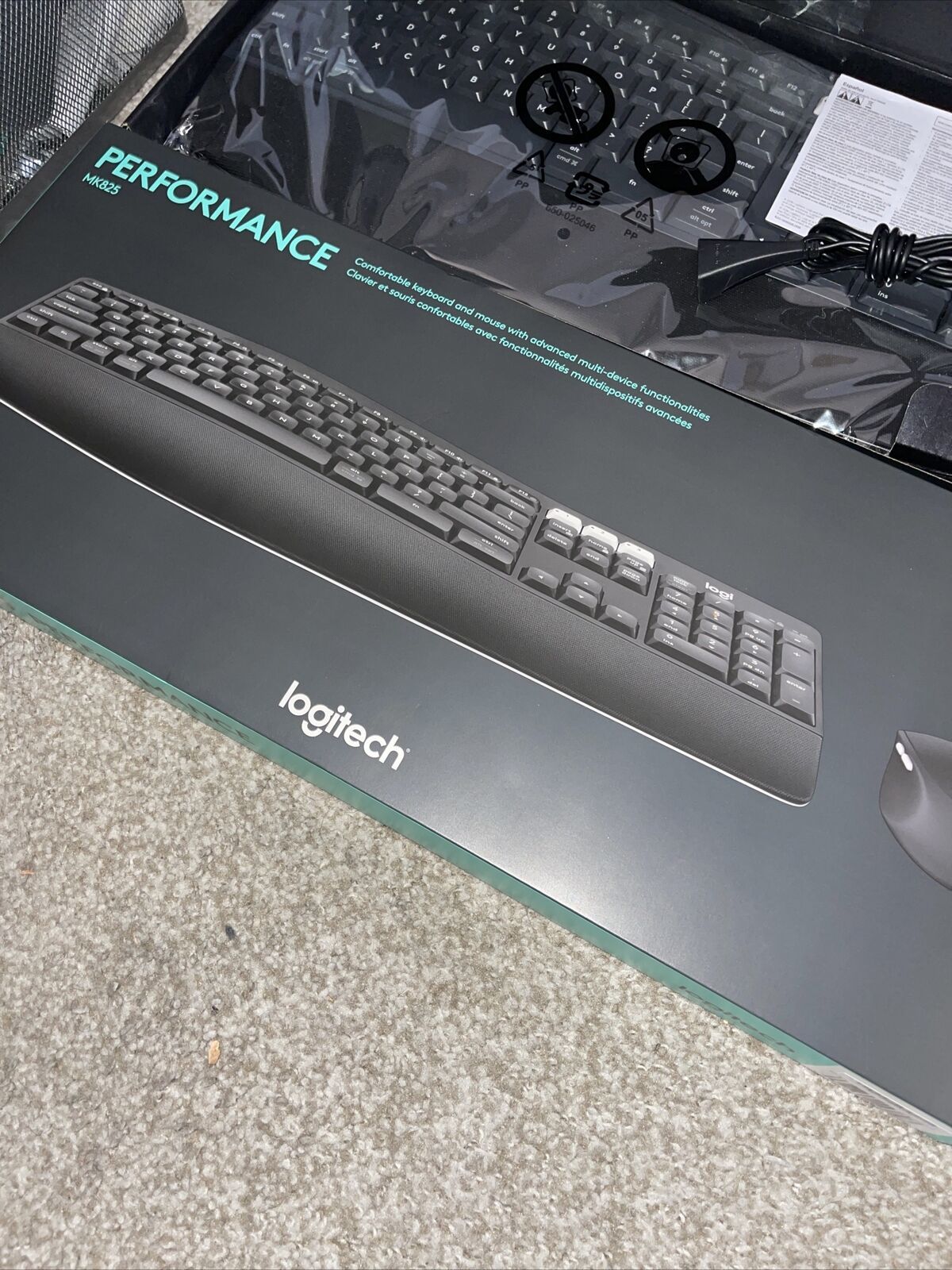 Logitech MK825 Performance Wireless Keyboard Only Bluetooth Control 3