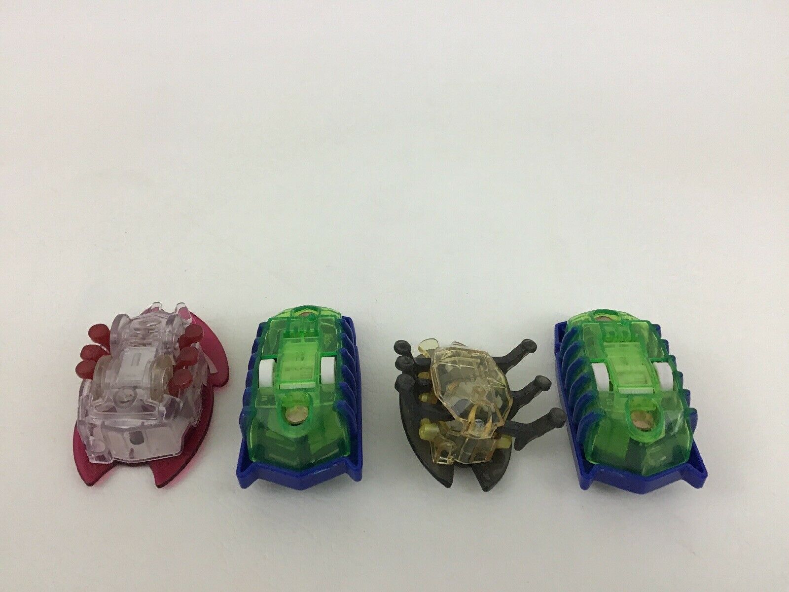 Hexbugs 4pc Lot Large Nano Beetle Roach Innovation First McDonalds Toys ...