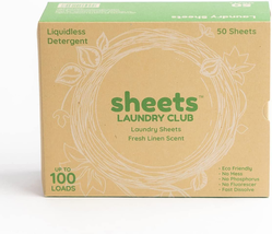 - as Seen on Shark Tank - Laundry Detergent Sheets - Fresh Linen Scent - No Plas image 2