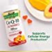 Natures Bounty CoQ10 Gummies, Supports Heart Health, CoQ10 200mg, Peach Mango F image 12