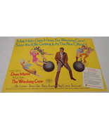 VINTAGE 1968 The Wrecking Crew 12x18&quot; Industry Poster Ad Dean Martin Sha... - $247.49