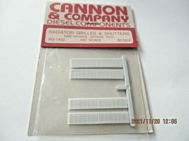 Cannon & Company # RG-1402 Radiator Grilles & Shutters EMD GP SD DD35 HO-Scale image 4