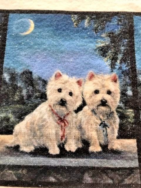 Scottish Terrier Scottie Dog Bath Hand Towel Set EMBROIDERED Personalized Gift
