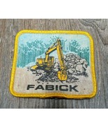 VTG Fabick Heavy Equipment patch From Cap - $4.90