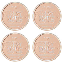 (4 Pack) NEW Rimmel Stay Matte Pressed Powder Natural RIMM064611 0.49 Ounces - $24.49