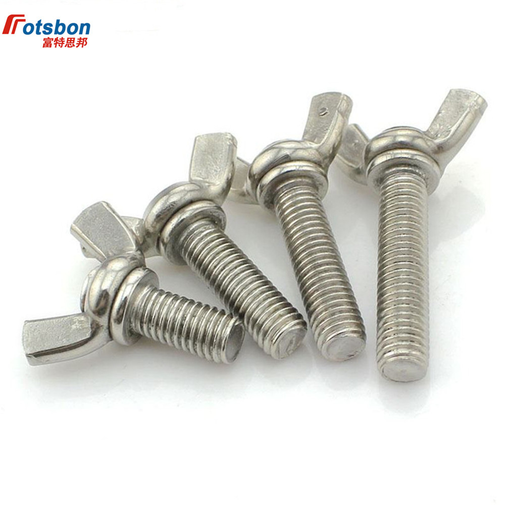 M5/M6 Wing Screw Butterfly Screws Thumb Claw Hand Tighten Bolt Vis Inox