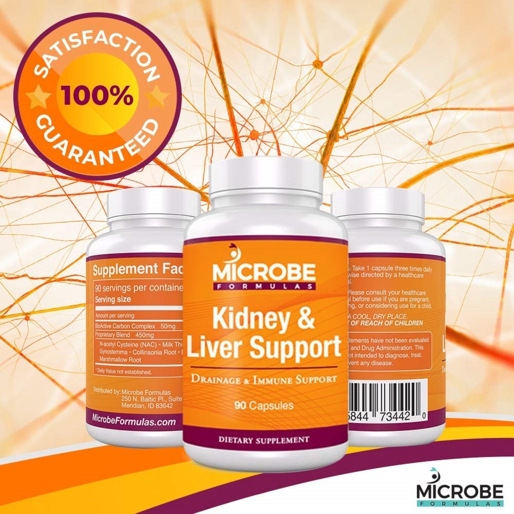 Microbe Formulas Kidney & Liver Detox Drainage & Immune System