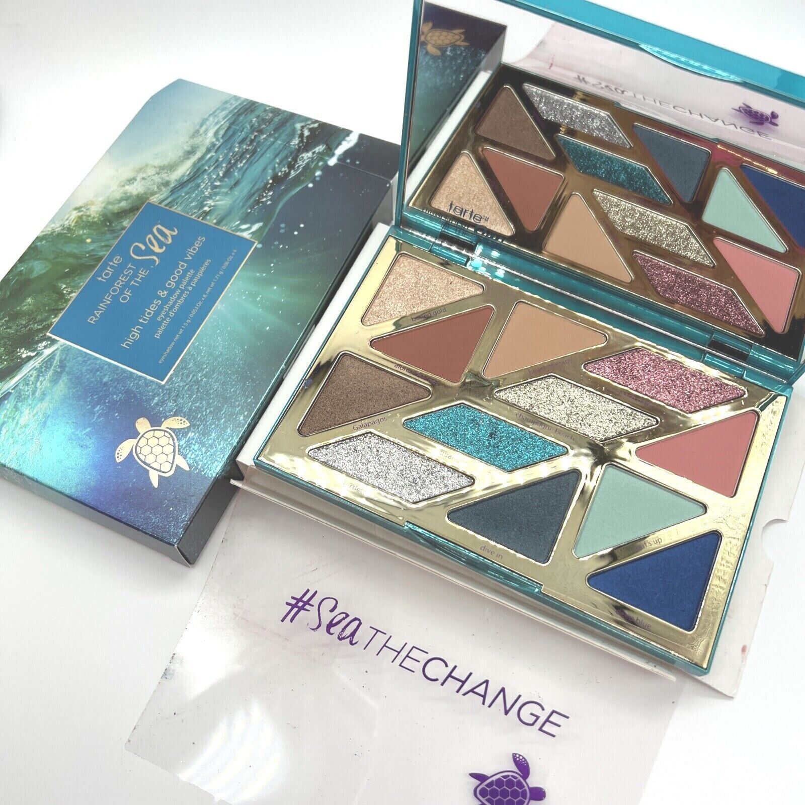 TARTE High Tides and Good Vibes Eyeshadow Palette, Limited Edition, Brand New - $79.11