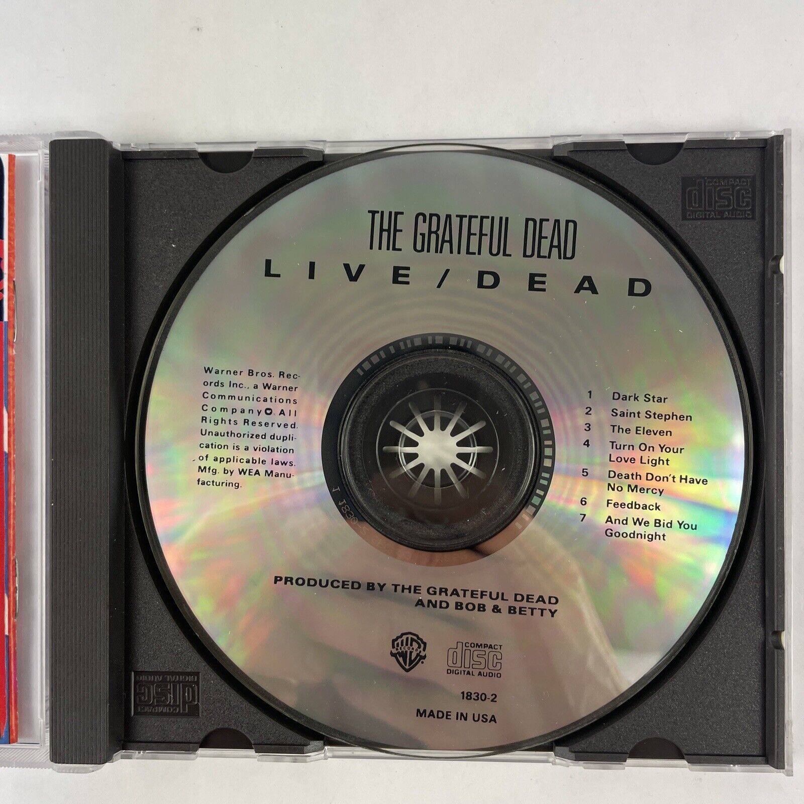 Grateful Dead - Live / Dead CD (1969) #16 - CDs