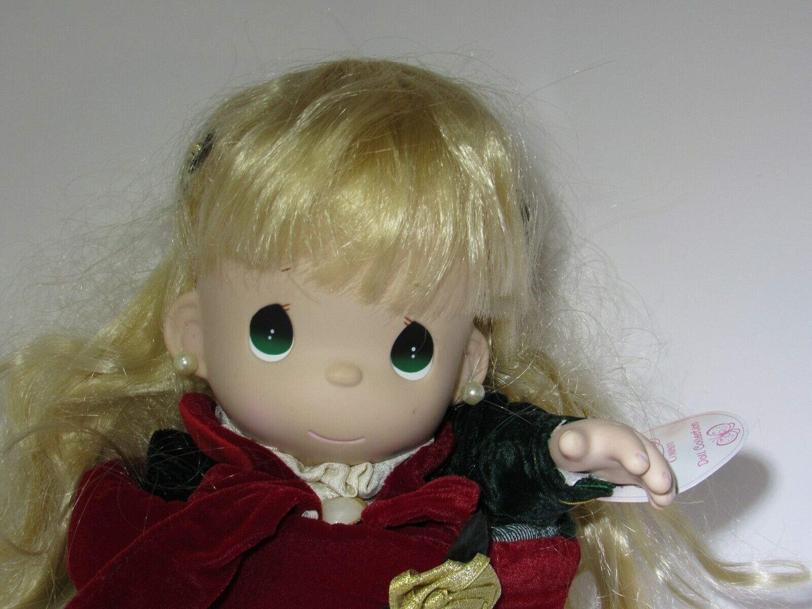 Precious Moments 16" Christmas THE BELLE AT THE CHRISTMAS BALL BLONDE Doll 