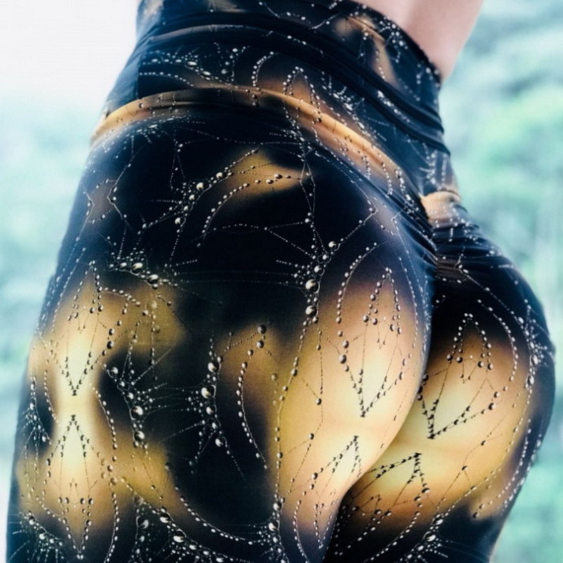 Girls 3DWater Drop Dew Twilight Yoga Tiktok Workout Leggings for Women Butt Lift