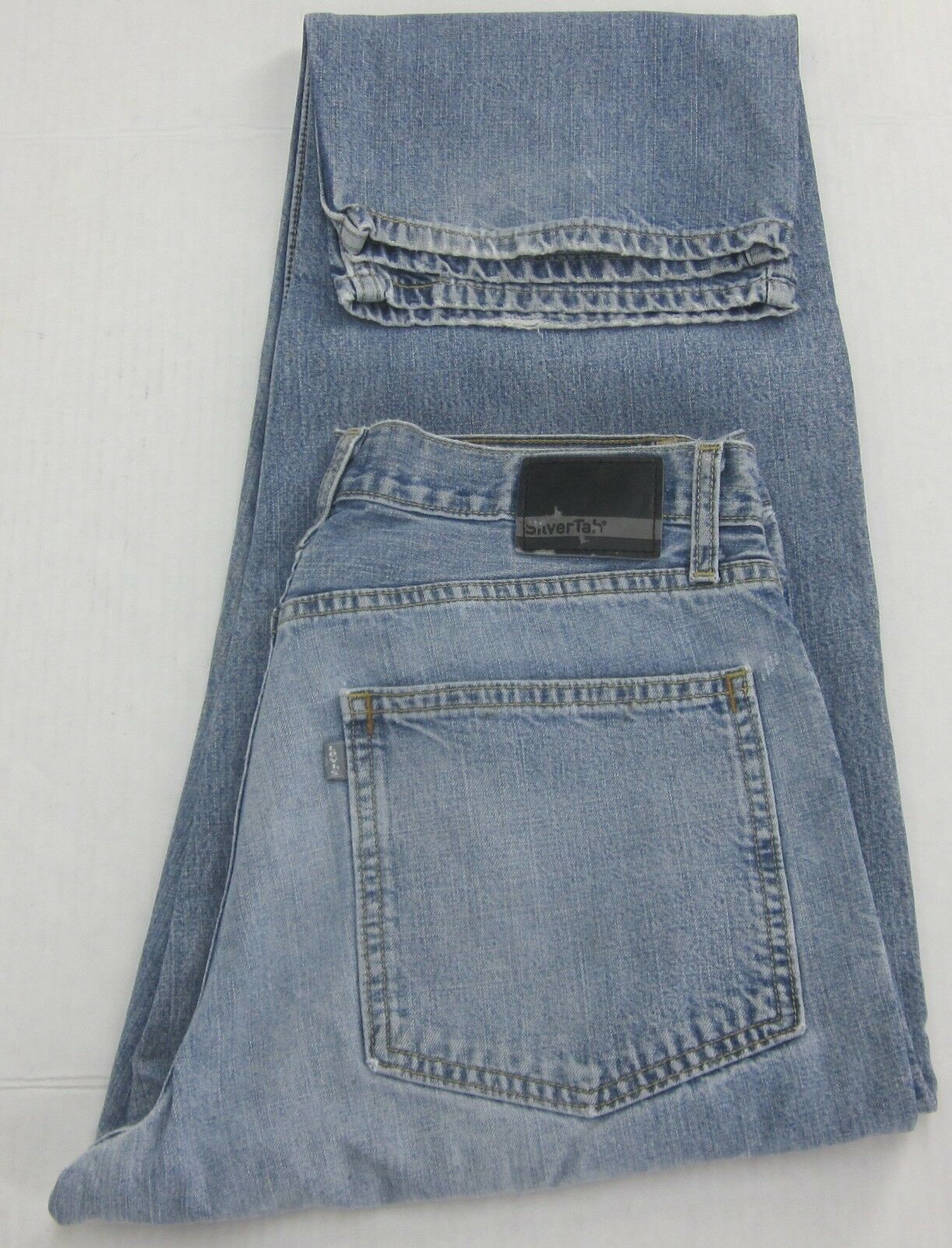 silver tab baggy jeans