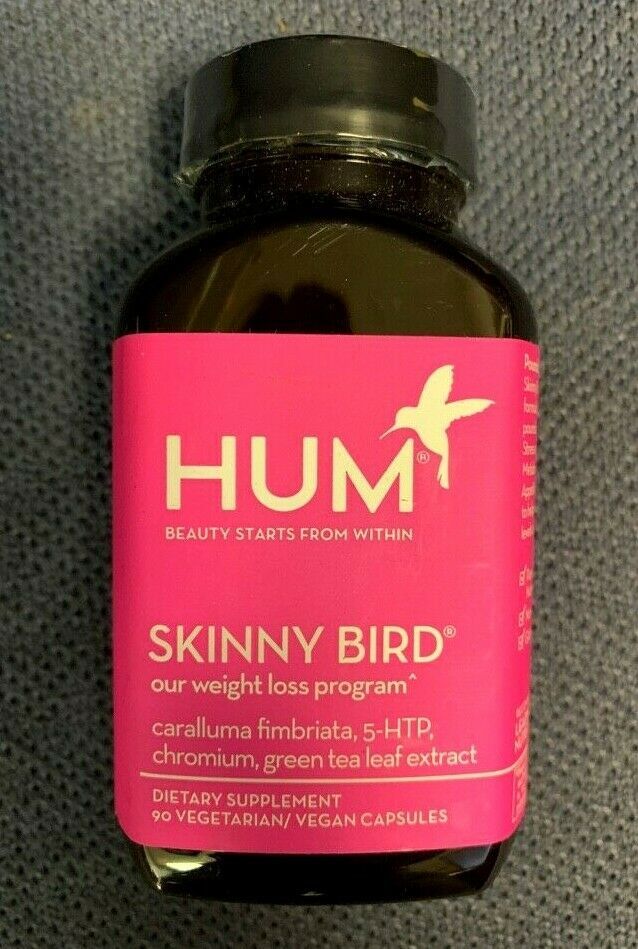 Primary image for HUM Skinny Bird Weight Loss Program - Green Tea Extract, 5-HT 90 Vegan Caps 7/21