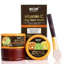WOW Skin Science Vitamin C Glow Clay Face Mask with Lemon &amp; Orange 200 ml - $17.96