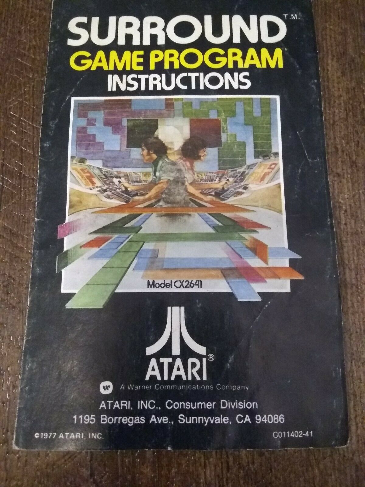 Surround Atari 2600 Video Game Cartridge With Instruction Manual 1977 ...