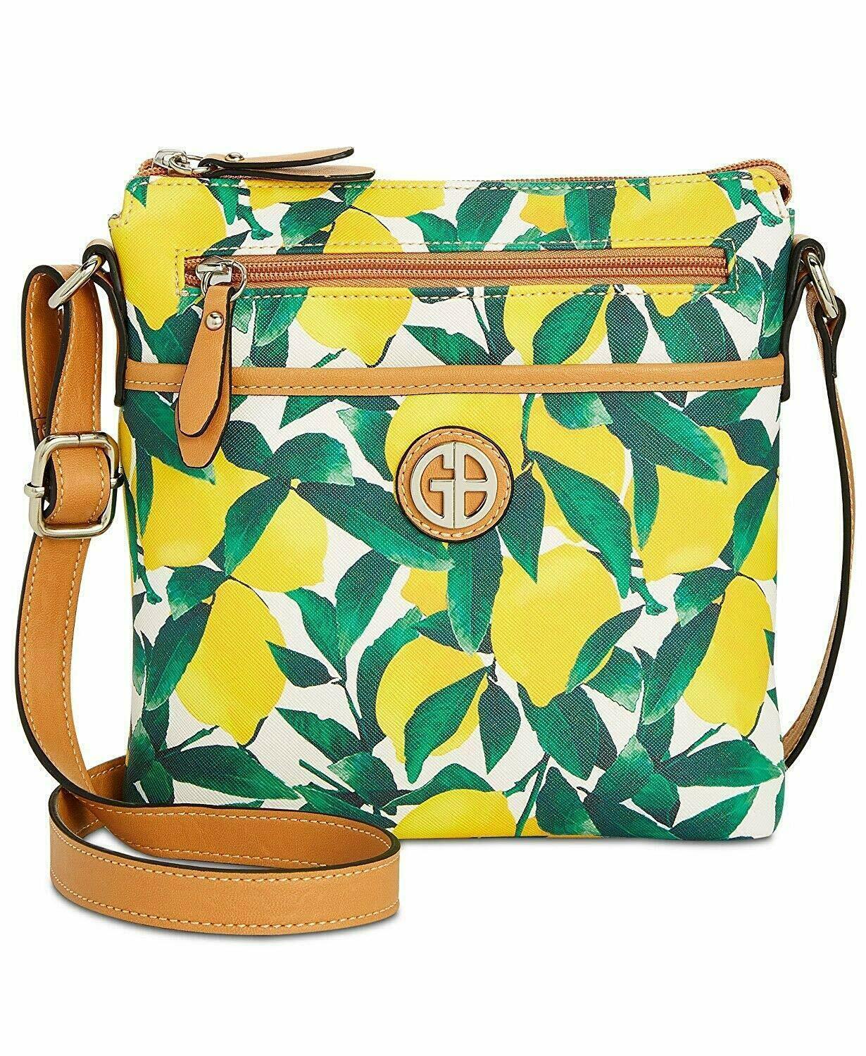 Giani Bernini Saffiano Crossbody - Lemon Tree - Women's Bags & Handbags