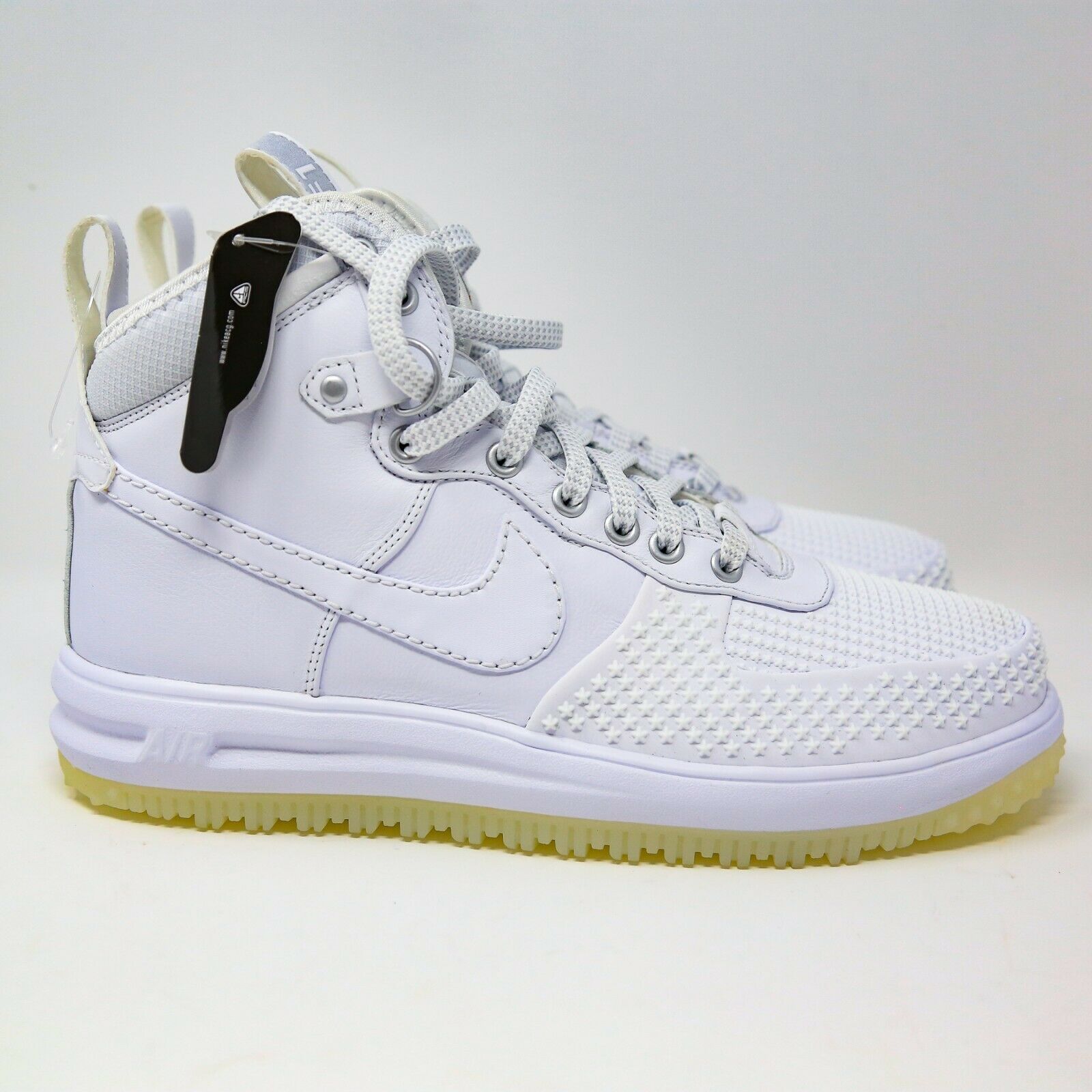 Nike Lunar Force 1 DuckBoot LF1 AF1 Air White Sz 9.5 805899-101 EUR 43 UK 8.5 - Athletic
