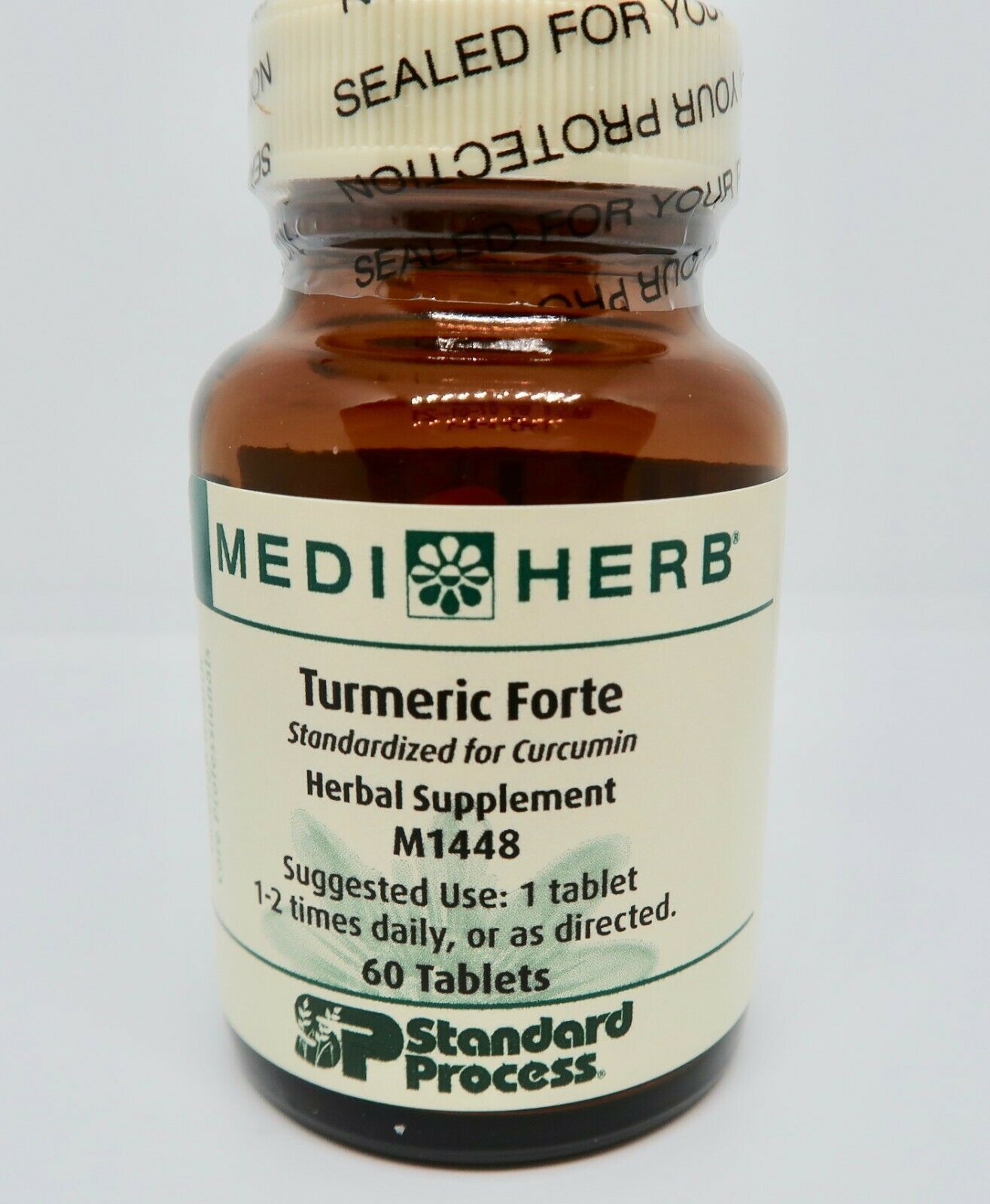 MediHerb Turmeric Forte M1448 60 Tablets Standard Process NO BOX