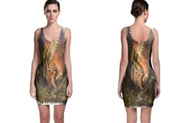 Hawk vs snake clans bodycon dress thumb200