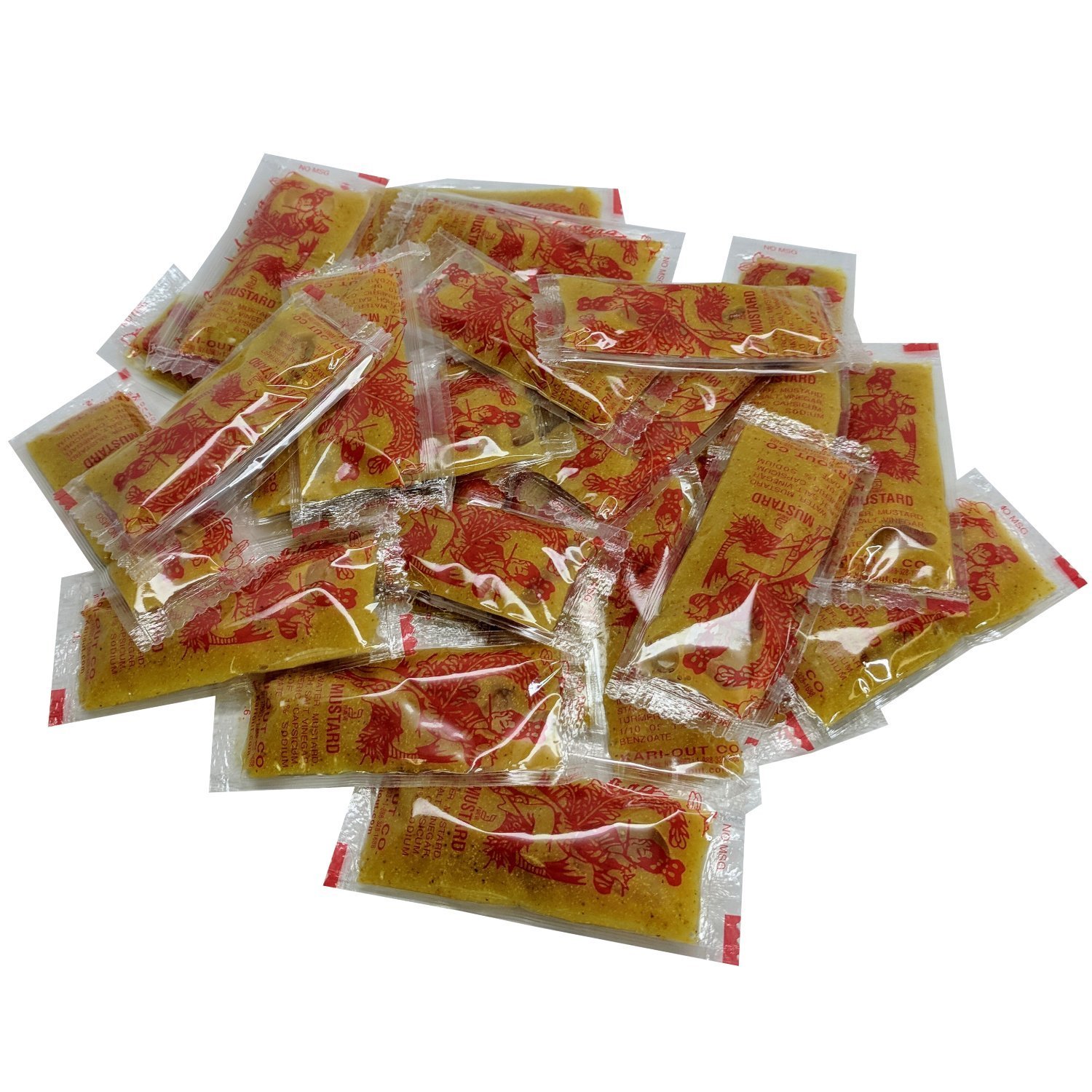 Chinese Mustard Sauce Packets (25 count), Chinese Takeout Box storage