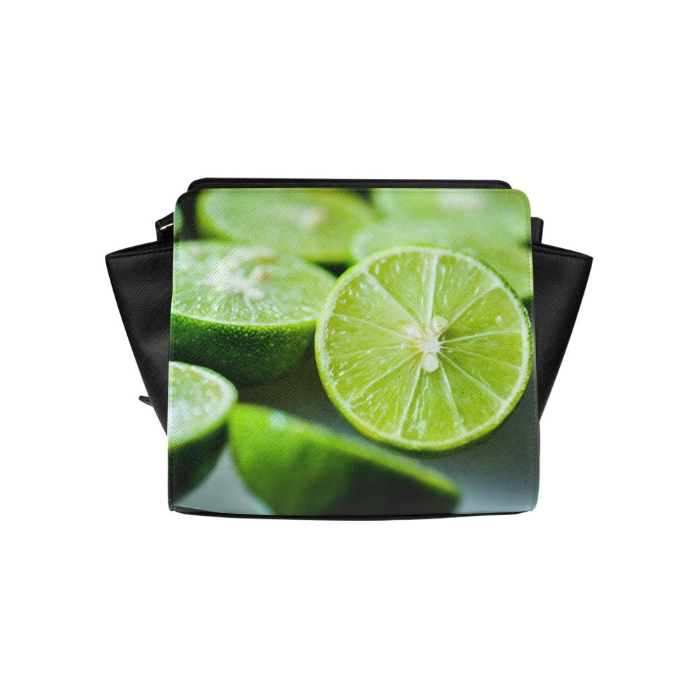 Green Lime Lemon Fruit Satchel Bag Crossbody Bags Travel Tote Bags ...