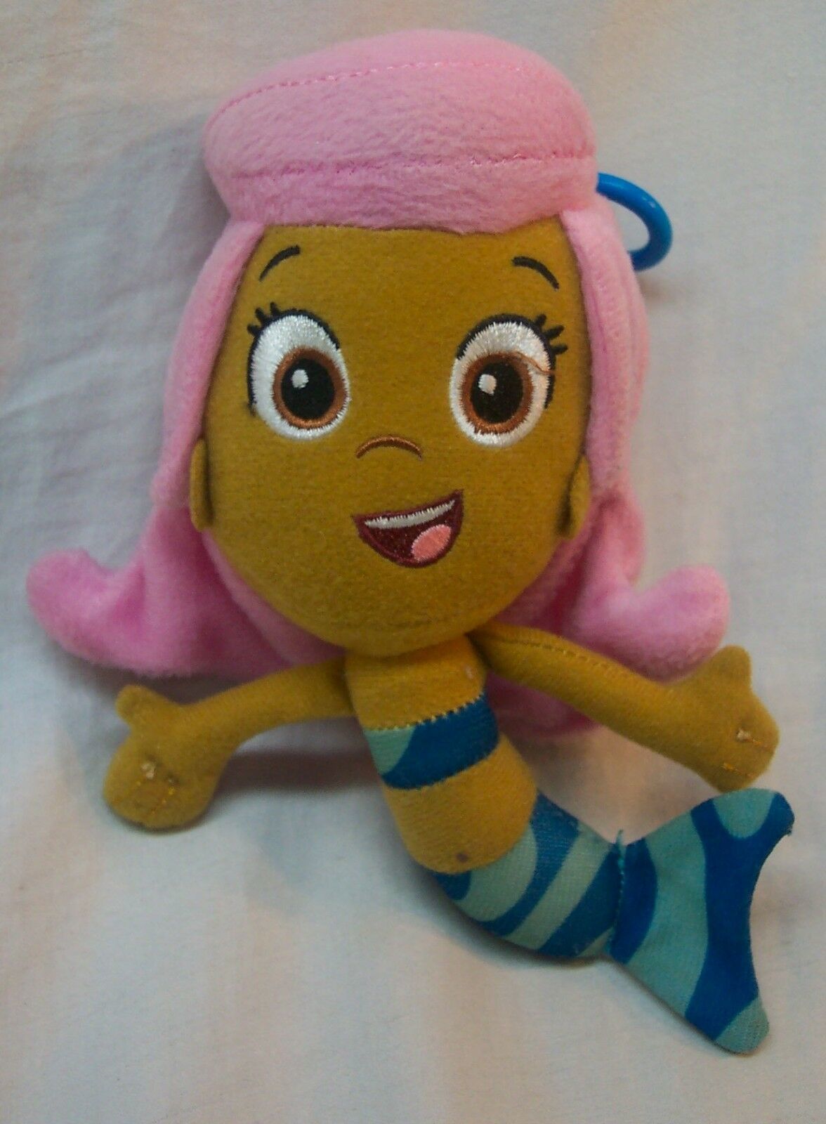 Nick Jr. Bubble Guppies MOLLY KEYCHAIN CLIP PURSE 7" Plush STUFFED