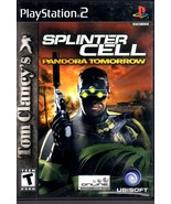 PlayStation 2 - Tom Clancy&#39;s Splinter Cell &quot;Pandora Tomorrow&quot; - $7.00