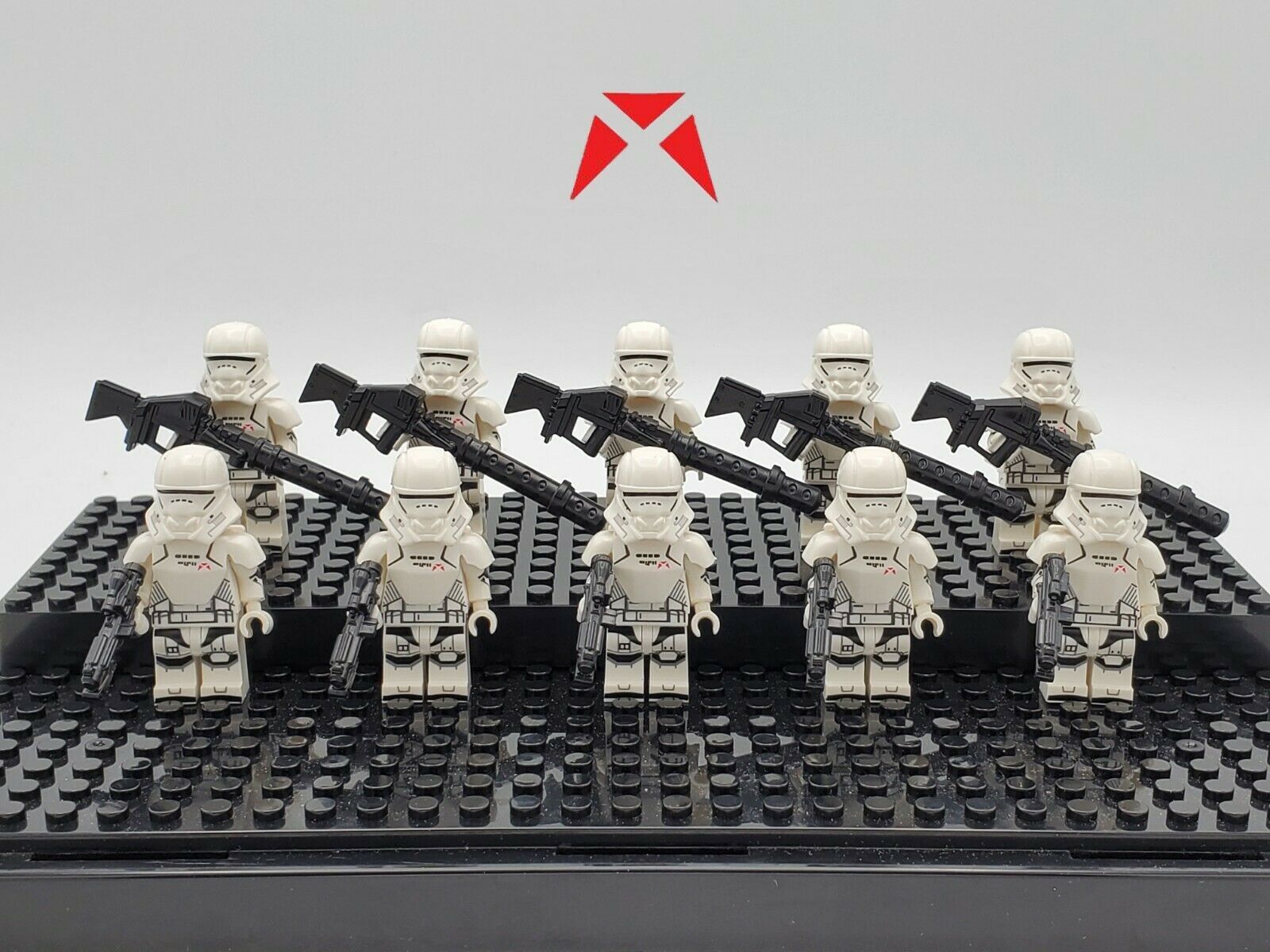 10pcs/Set Star Wars First Order Jet Troopers Minifigures Army Custom Toys