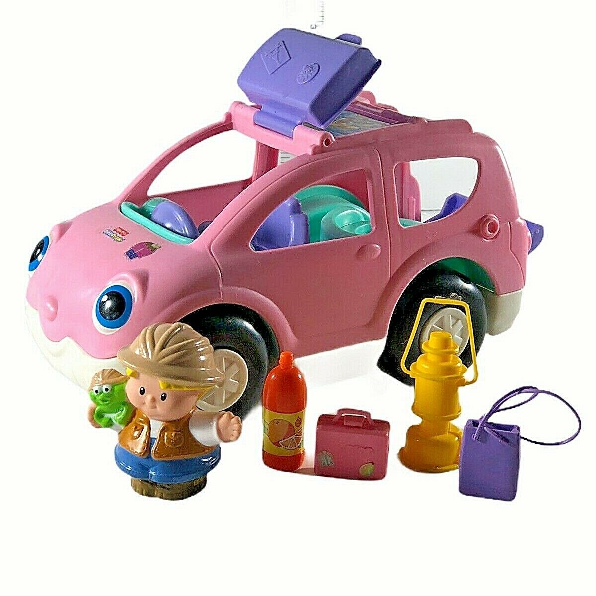 little people purple car