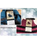 Zack &amp; Zoey Dog Sweater Striped Fuschia Sz S or Blue XL Heritage Collection - $7.59