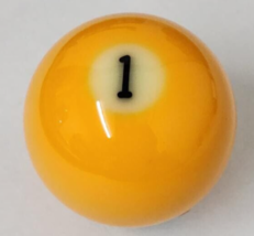 ARAMITH PREMIUM NUMBER # 1 POOL BALL REPLACEMENT 1 BALL FROM PREMIUM SET 2 1/4"
