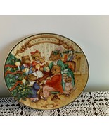 Avon Collector Porcelain Plate 1989 Together For Christmas 8 Inch Teddy ... - $0.99