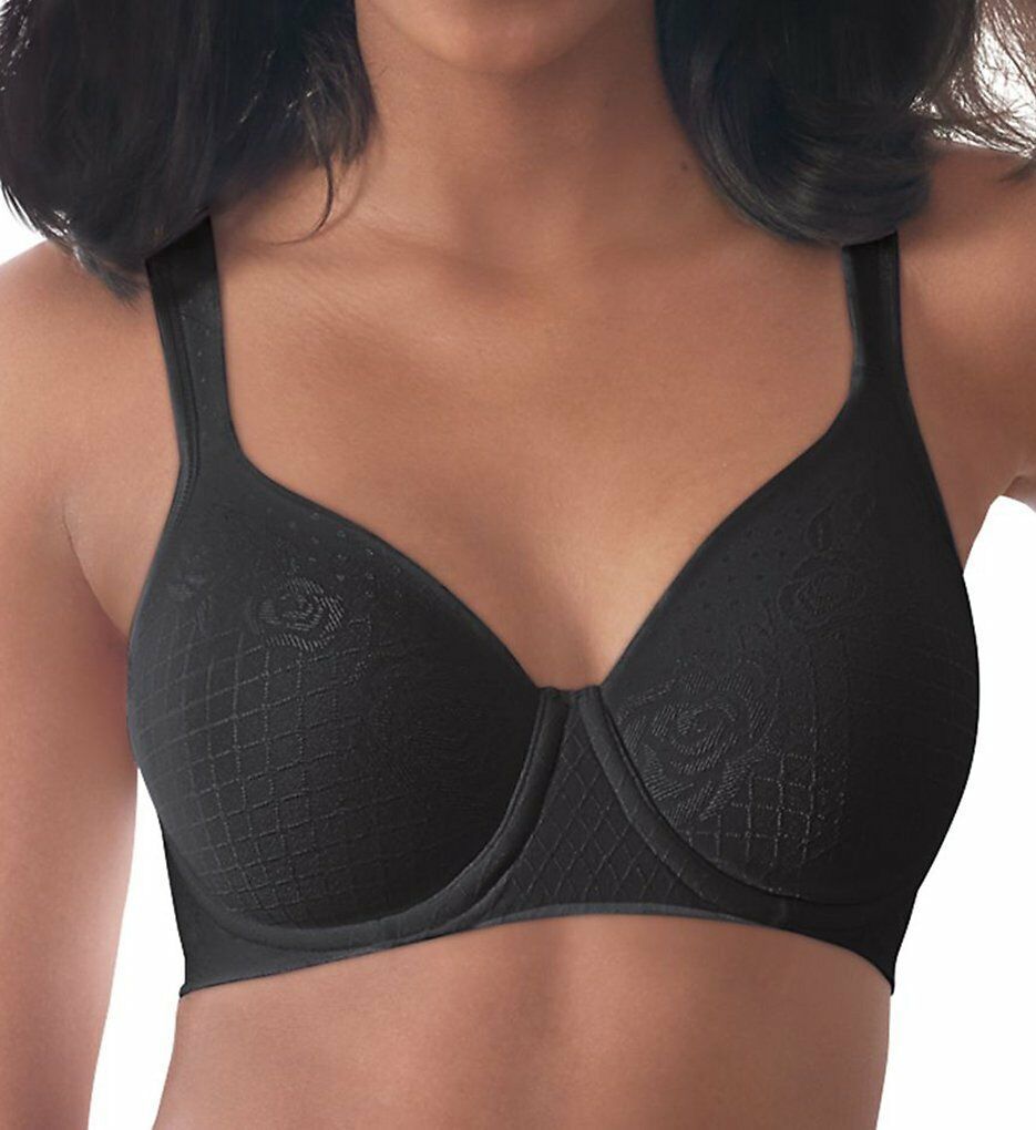 Bali BLACK Comfort Revolution Cool Comfort Foam Underwire Bra, US 34DD Bras & Bra Sets