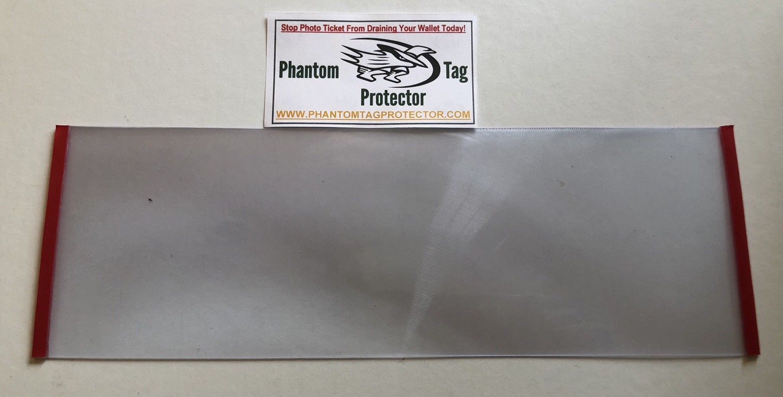 2 x Anti Photo Red Light Camera blocker Lic Plate Lens To Use w/Your