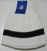 Reebok NFL Licensed New York Jets White Uncuffed Knit Hat image 2