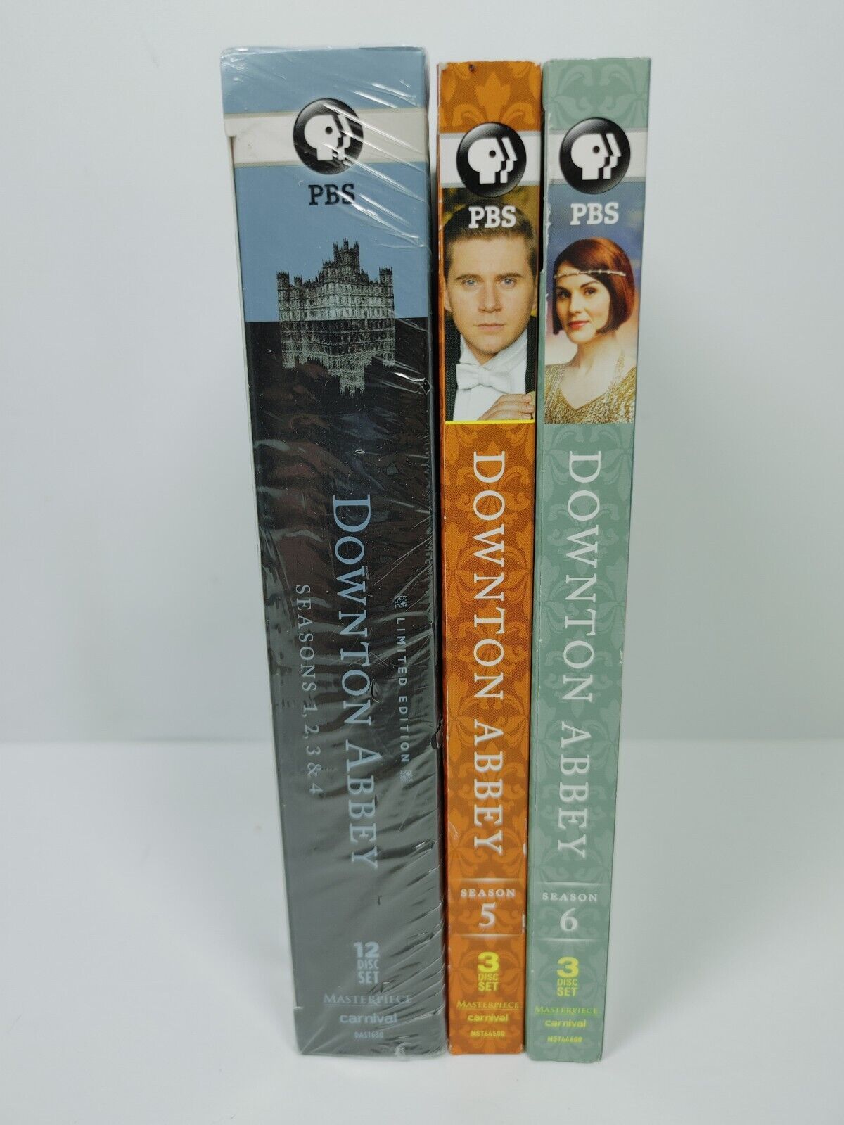 Downton Abbey Complete Series DVD Masterpiece Limited Edition SEALED DVDs Blu