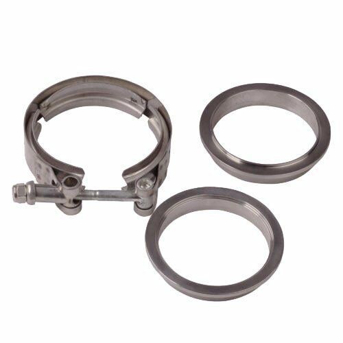 Universal 3 Inch Stainless Steel V-Band Turbo Downpipe Exhaust Clamp Vband 76mm