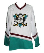 Any Name Number Mighty Ducks Custom Retro Hockey Jersey Banks White Any ... - $49.99+