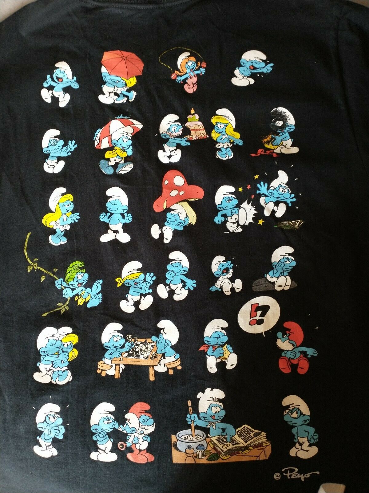 Theseus Behalf Me The Smurfs Official Smurf T Shirt Size Large and similar items