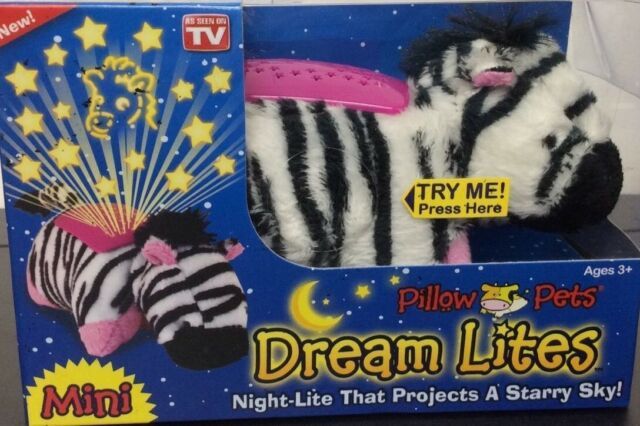 Primary image for Dream Lites Mini Zippity Zebra Night Light Pillow Pets   (4 inch mini)