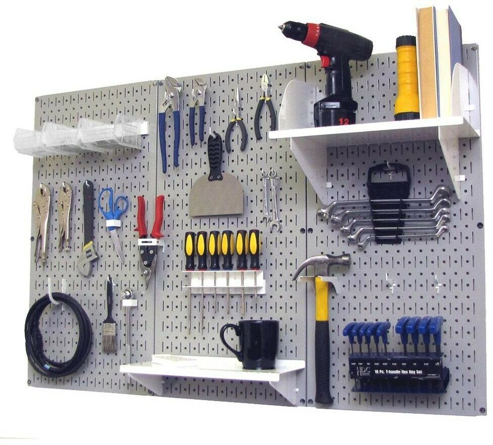 Wall Control Pegboard Tool Storage Kit 32 in. x 48 in. Mounting