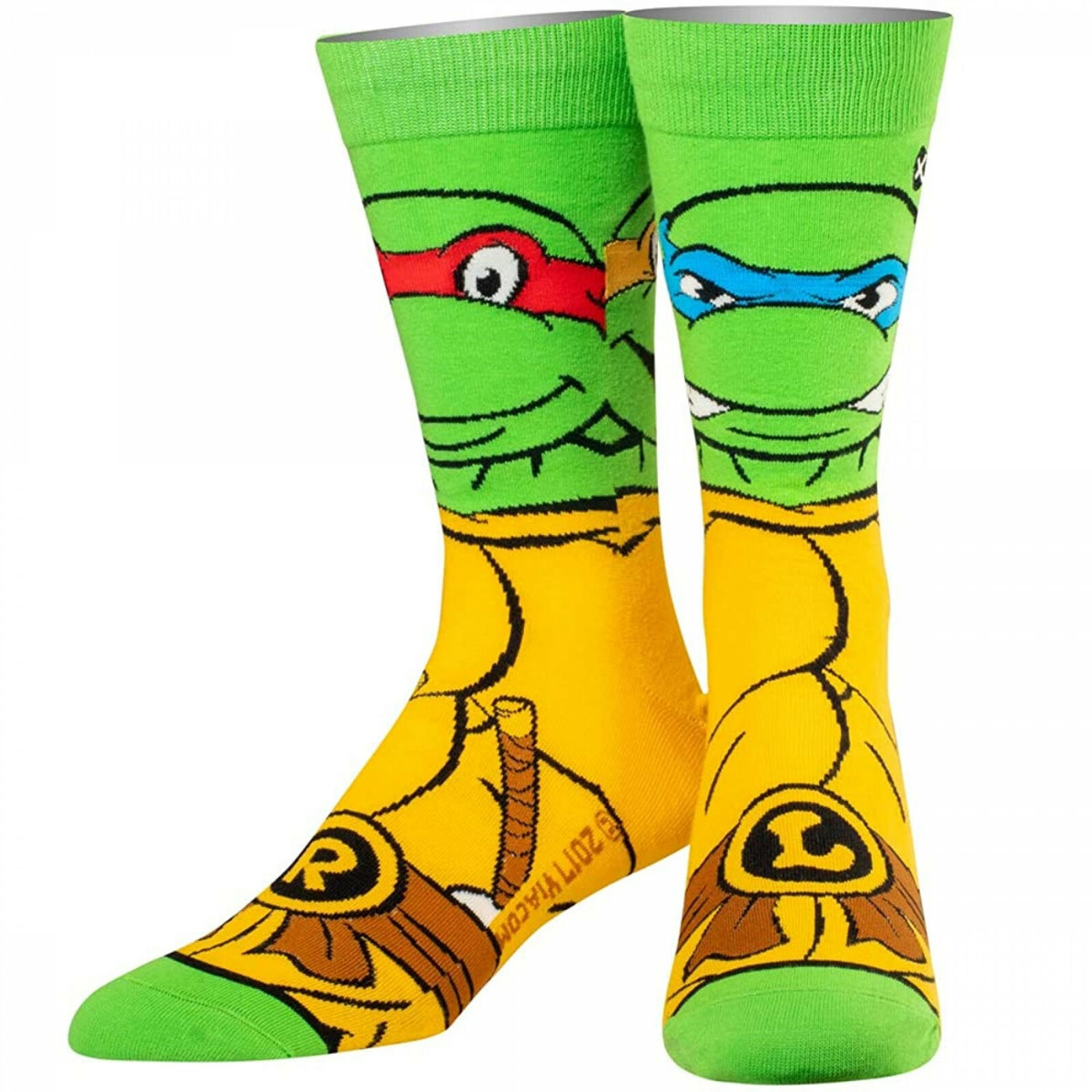 Teenage Mutant Ninja Turtle Retro Turtle Crew Socks Multi-Color - $17.99