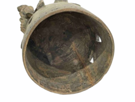 Vintage Antique African Style 18" Wood Ceremonial Helmet Mask Art image 4