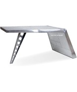 NauticalMart Airfoil Desk Aluminum | Aviator Wing Desk Industrial Airpla... - $1,589.00