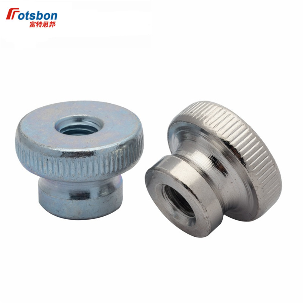 M3/M4/M5/M6/M8/M10 Knurled Nut With Collar Manual Adjustment Nuts Inox