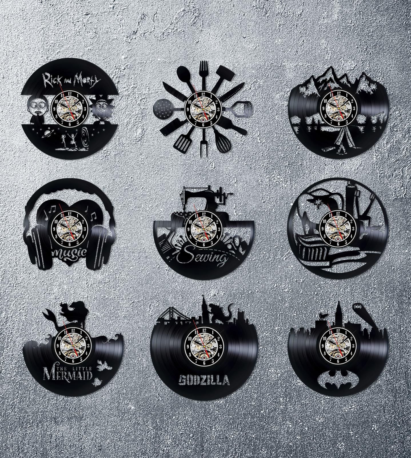 The hunger games the hunger games art movie clock hunger games clock