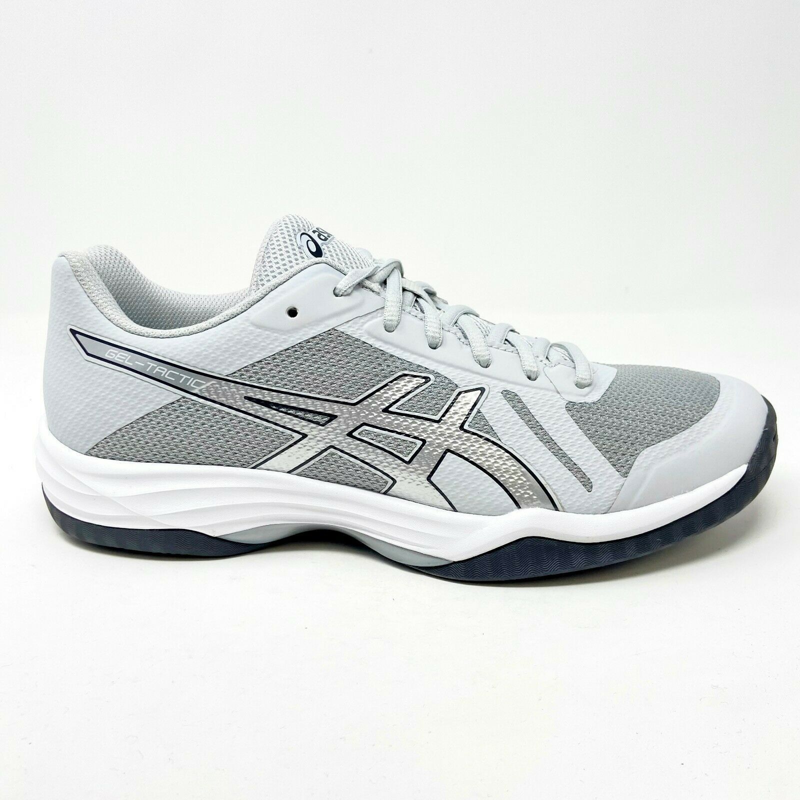 Asics Gel-Tactic Glacier Grey Silver Womens Volleyball Shoes B752N 9693