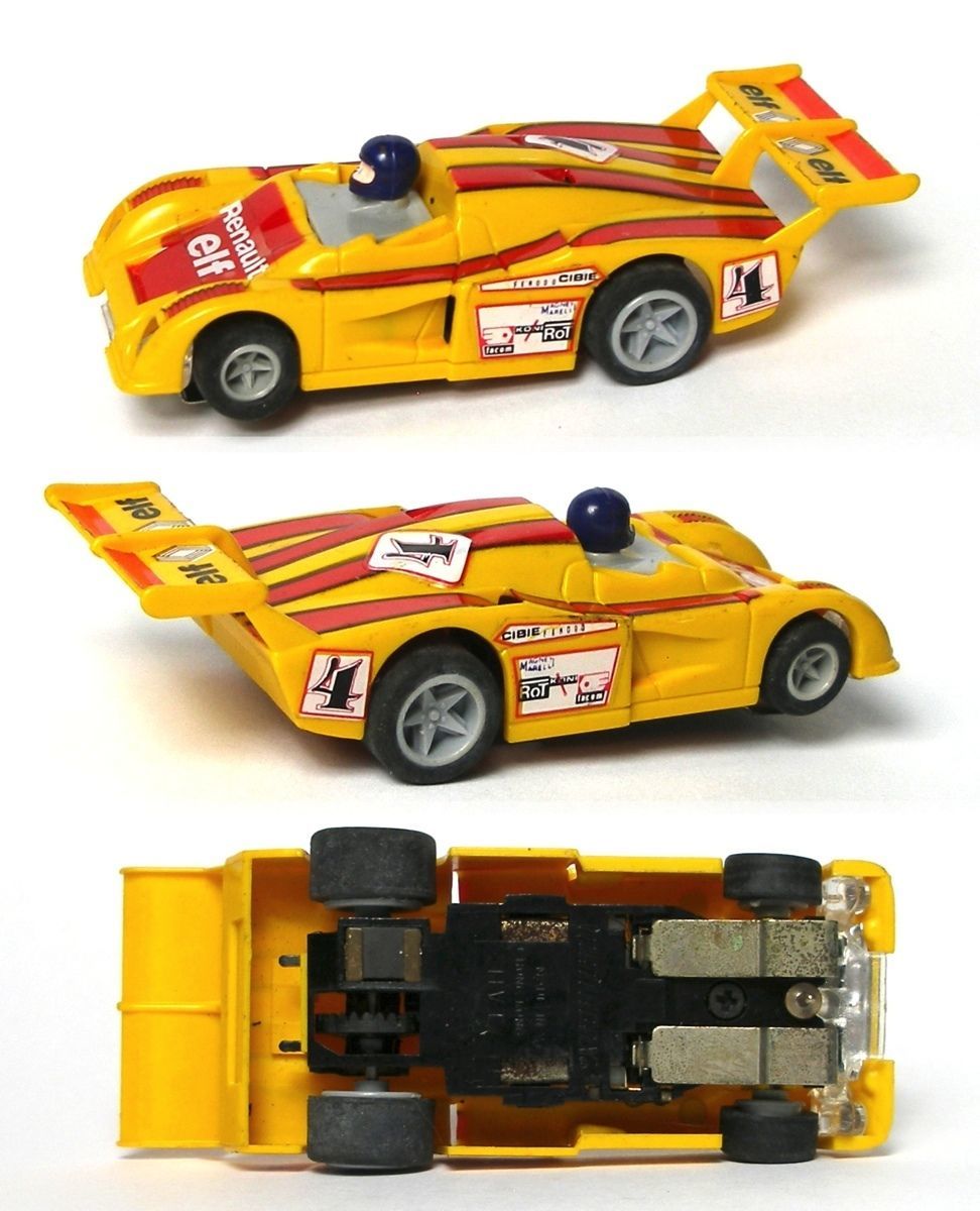 197880 LIGHTED Matchbox Speedtrack HO Slot Car Clean ELF RENAULT IMSA